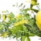22" Yellow Lemon & Daisy Springtime Half Wreath